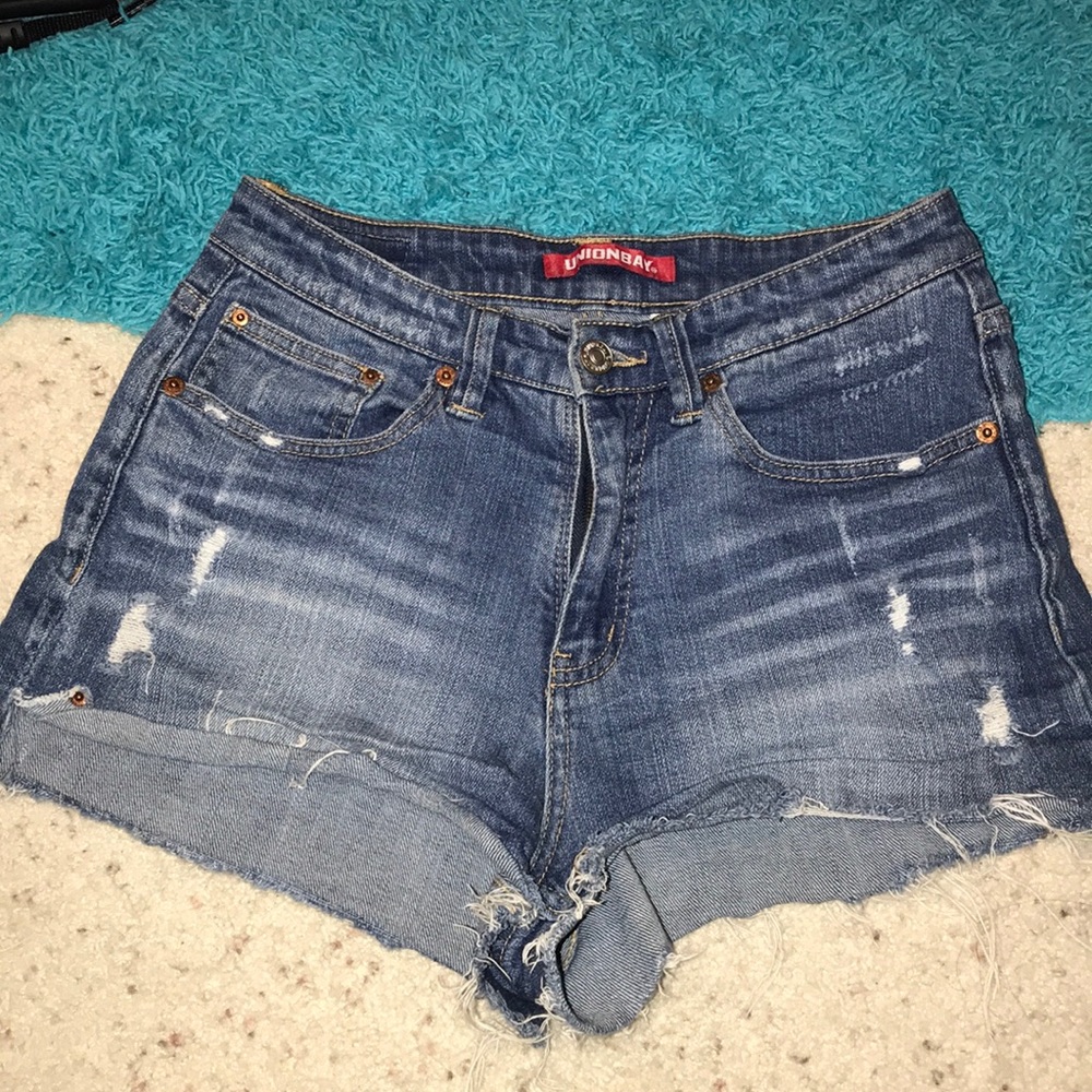 Denim shorts